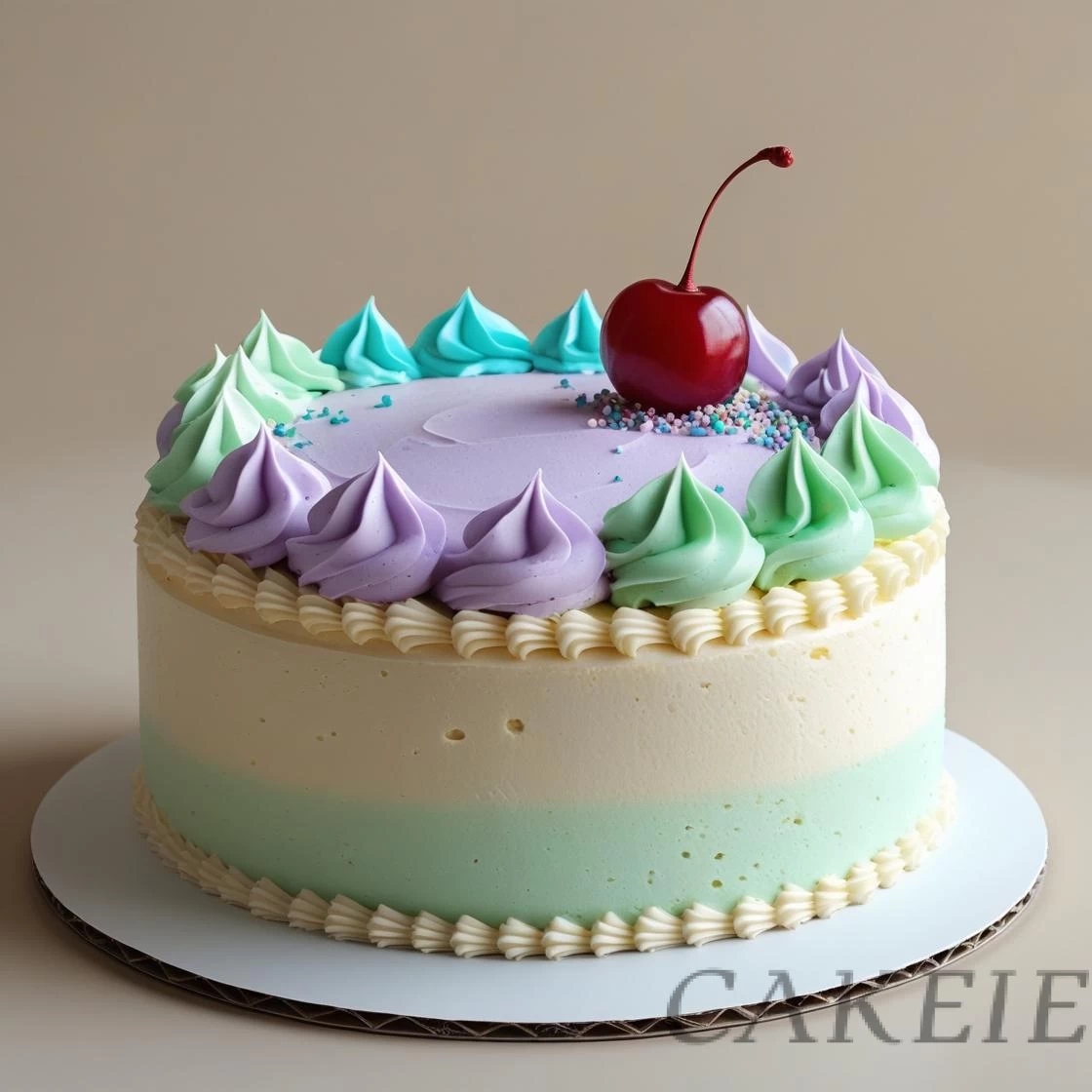 Colourful Circle Cake